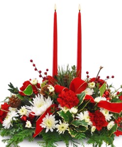 A Merry Christmas Centerpiece by Adrian Durban Florist